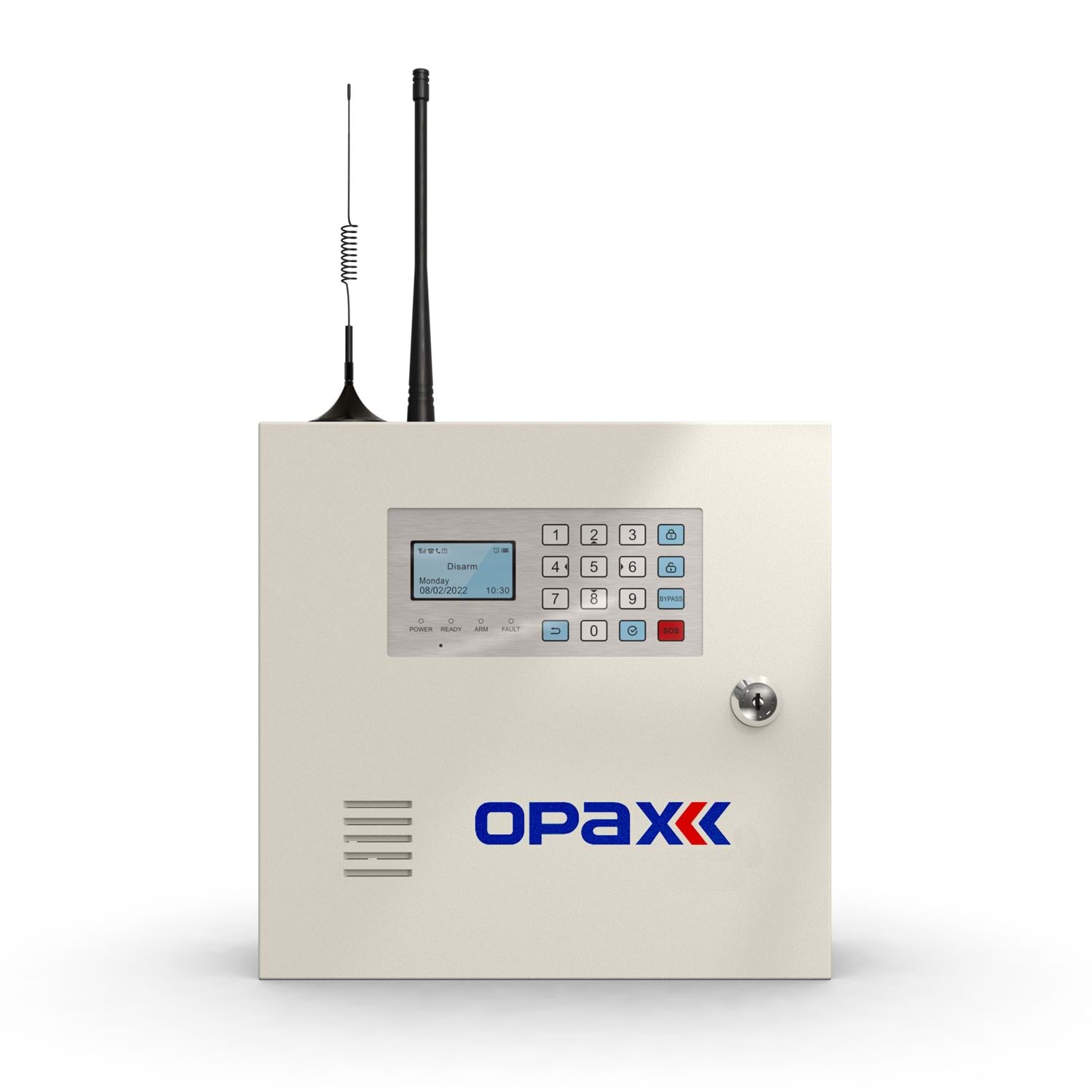 OPAX-2545LAN+BGR+10+AKÜ NETWORKLÜ ALARM PANELİ &BGR-10 KABLOLU SİRENLİ FULLSET 